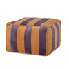 Walder Puf, Lilla, Bomuld - L61xH40xW61 cm - Purple / L61xH40xW61 cm