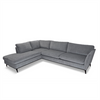 Jakob open end sofa | Mørkegrø venstrevendt sofa