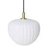 MOUD Home MOMA pendel  opal glas/børstet messing