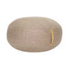 Mochi - Oval Brun Puf med løderhank