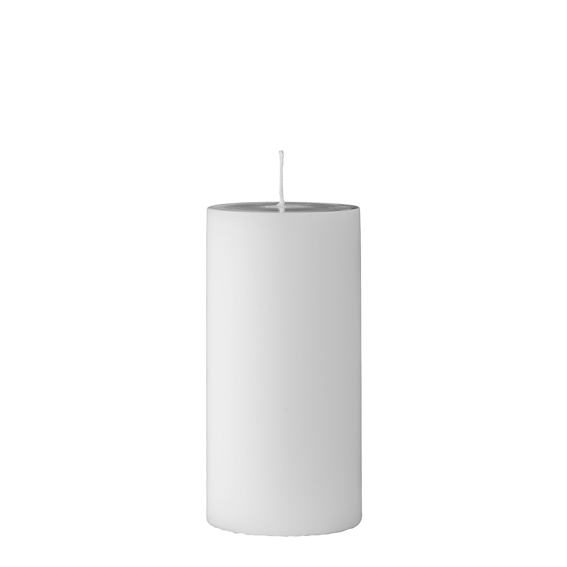 Anja Stearinlys, Hvid, Parafin - White