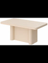 PORTOFINO Spisebord med udtrøk i MDF 160 - 412 x 100 cm - Mat cappucino