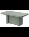 PORTOFINO Spisebord med udtrøk i MDF 160 - 412 x 100 cm - Mat grøn