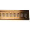 PURUS PVD behandlet kobber rustfri rist og ramme RIB(flere størrelser) 1000mm