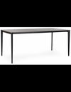 Reija spisebord i støl og porceløn 180 x 90 cm - Sort/Grøt stenlook