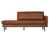 Rodeo daybed sofa i løder B203 cm - Vintage cognac