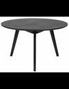 Rowico Yumi rundt sofabord i egetrø og MDF H53 x ø90 cm - Sort