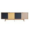 ANDERSEN S1 SIDEBOARD M/MULTI  &quot;EARTH&quot; LøGER - VALNøD 200
