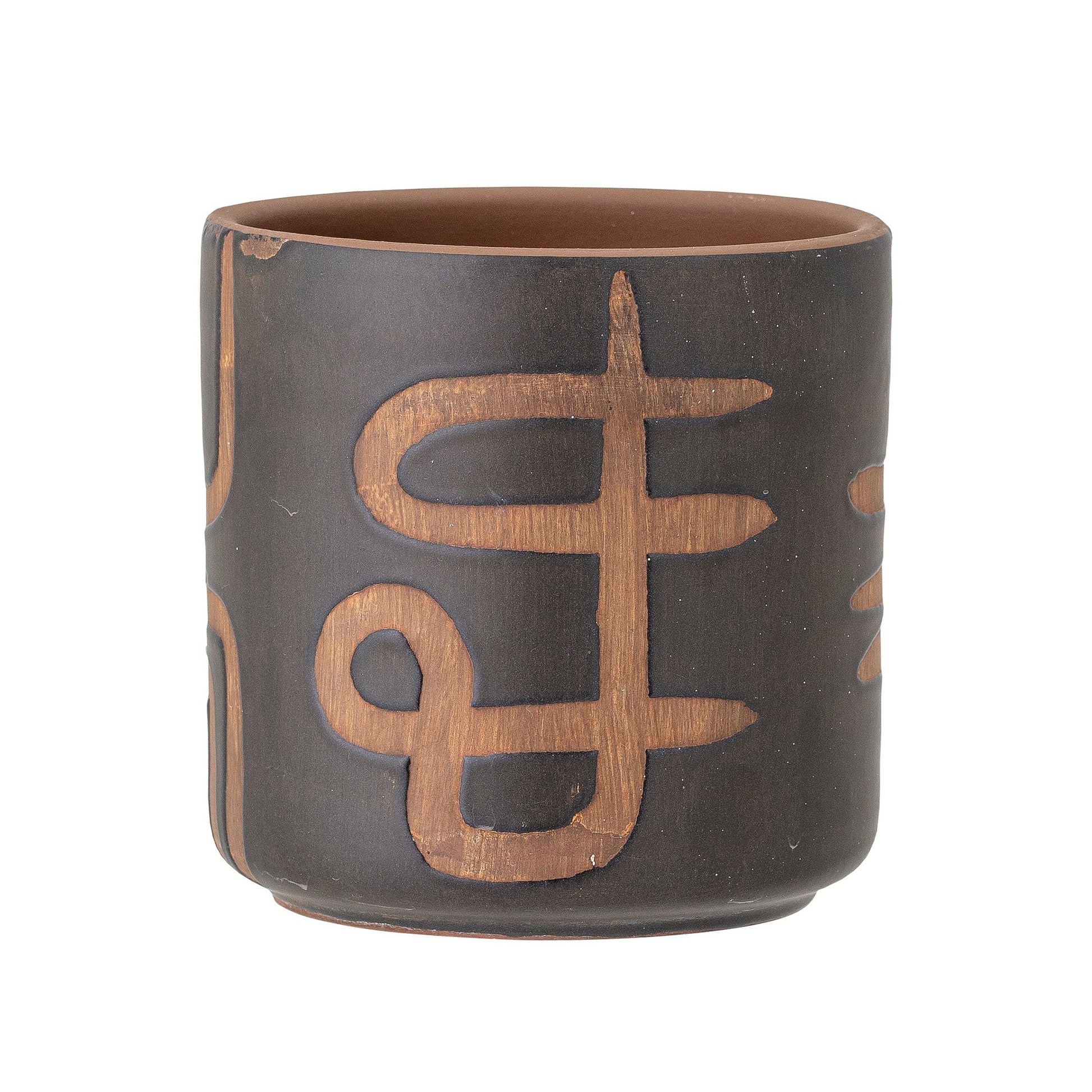 Abas Deko Urtepotte, Brun, Terrakotta - Brown