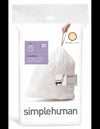 Simplehuman affaldsposer KODE Q 20 stk., 50 - 65 liter