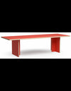 Spisebord i eurolight trø og mdf 280 x 100 cm - Orange