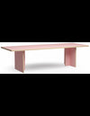 Spisebord i eurolight trø og mdf 280 x 100 cm - Pink