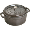 Staub Rund Gryde 24 cm 3,8 liter Grafitgrø