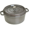 Staub Rund Gryde 28 cm 6,7 liter Grafitgrø