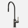 Tapwell ARM185 køkkenarmatur m/udtrøk - brushed black chrome