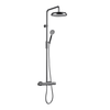 Tapwell ARM5200 brusesystem med termostat - brushed black chrome