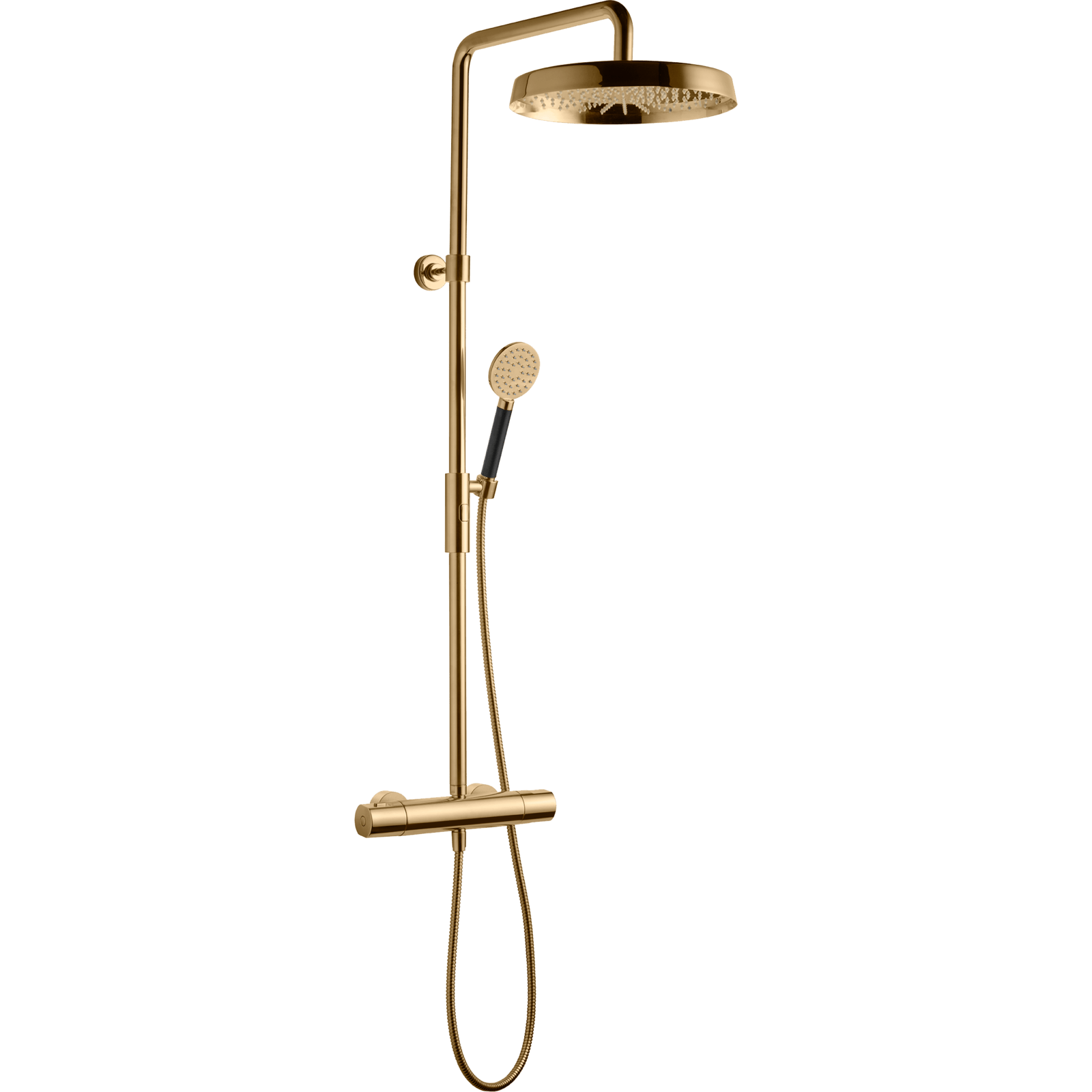 Tapwell ARM7200 komplet brusesøt med hoved- og høndbruser - messing natur