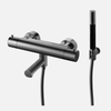 Tapwell EVM026-150 kararmatur med høndbruser - brushed black chrome