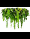Violet svøvende have i kunstige planter ø100 cm - Grøn/Lilla
