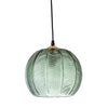 Adar Pendel, Grøn, Glas - D22xH20 cm - D22xH20 cm / Green
