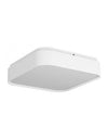 YOMO Plafond i aluminium og akryl 29,6 x 29,6 cm 1 x 32W SMD LED - Mat hvid